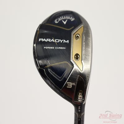 Callaway Paradym Fairway Wood 3 Wood HL 16.5° Project X HZRDUS Silver Gen4 70 Graphite Stiff Right Handed 43.25in
