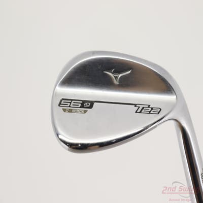 Mizuno T22 Satin Chrome Wedge Sand SW 56° 10 Deg Bounce D Grind True Temper Dynamic Gold Tour Issue S400 Steel Stiff Right Handed 35.5in