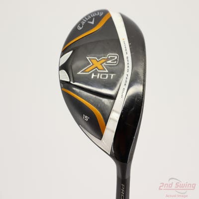 Callaway X2 Hot Pro Fairway Wood 3 Wood 3W 15° Aldila Tour Green Graphite Stiff Right Handed 43.0in