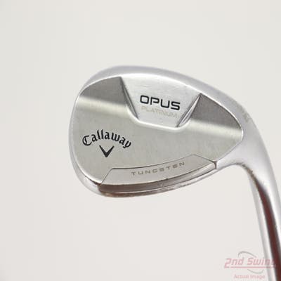 Callaway Opus Brushed Chrome Wedge Lob LW 60° 10 Deg Bounce S Grind UST Recoil Prototype 125 F5 Graphite X-Stiff Right Handed 35.25in