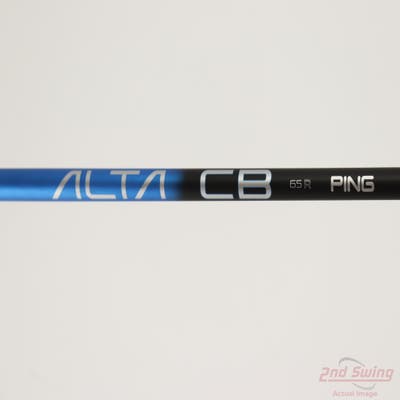 Used W/ Ping RH Adapter Ping Alta CB Blue 65 Fairway Shaft Regular 41.75in