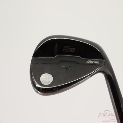 Mizuno S18 Gunmetal Black Wedge Gap GW 50° 7 Deg Bounce S Grind True Temper Dynamic Gold Steel Wedge Flex Right Handed 35.75in