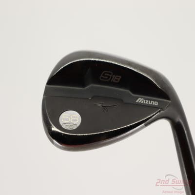 Mizuno S18 Gunmetal Black Wedge Lob LW 58° 8 Deg Bounce S Grind True Temper Dynamic Gold Steel Wedge Flex Right Handed 35.75in