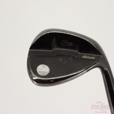 Mizuno S18 Gunmetal Black Wedge Sand SW 54° 8 Deg Bounce Stock Steel Shaft Steel Wedge Flex Right Handed 35.75in