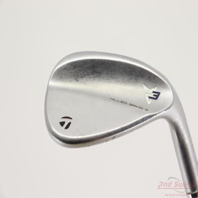 TaylorMade Milled Grind 3 Raw Chrome Wedge Gap GW 52° 9 Deg Bounce SB Nippon NS Pro Modus 3 Tour 120 Steel X-Stiff Right Handed 35.5in