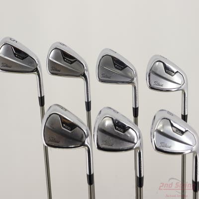 Titleist 2021 T200 Iron Set 5-PW AW Aerotech SteelFiber i80 Graphite Regular Right Handed +3/4"