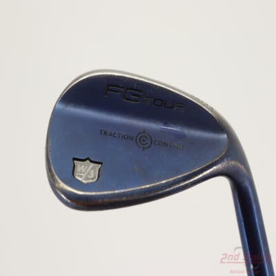 Wilson Staff FG Tour TC Gun Blue PVD Wedge Sand SW 56° 14 Deg Bounce True Temper Dynamic Gold Steel Wedge Flex Right Handed 35.5in