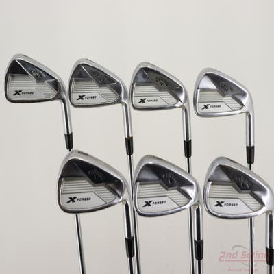 Callaway 2018 X Forged Iron Set 4-PW Project X 6.0 Steel Stiff Right Handed STD