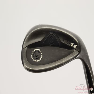 Cleveland CG14 Black Tour Zip Grooves Wedge Sand SW 56° 14 Deg Bounce Cleveland Traction Wedge Steel Wedge Flex Right Handed 35.5in