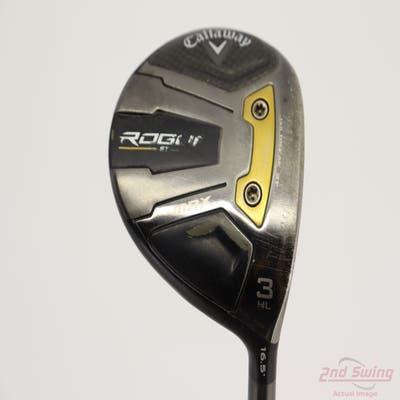 Callaway Rogue ST Max Fairway Wood 3 Wood HL 16.5° Mitsubishi Tensei AV Blue 65 Graphite Stiff Right Handed 43.0in