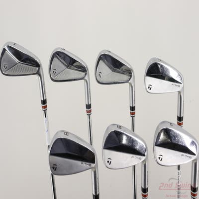 TaylorMade 2023 P7MB/P7MC Combo Iron Set 4-PW Project X Rifle 6.5 Steel X-Stiff Right Handed +1"