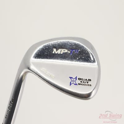 Mizuno MP-T 11 White Satin Chrome Wedge Gap GW 52° 7 Deg Bounce True Temper Dynamic Gold Spinner Steel Wedge Flex Left Handed 35.75in