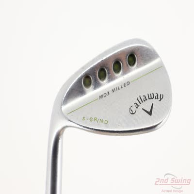 Callaway MD3 Milled Chrome C-Grind Wedge Gap GW 52° 10 Deg Bounce True Temper Dynamic Gold S300 Steel Stiff Left Handed 37.5in