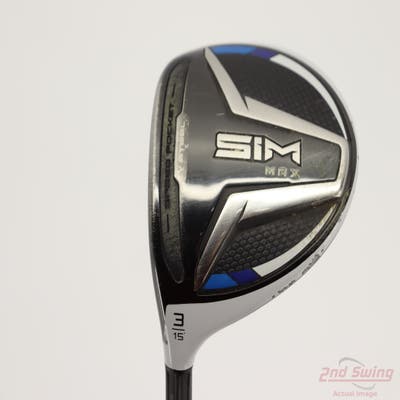 TaylorMade SIM MAX Fairway Wood 3 Wood 3W 15° Fujikura Ventus Blue 6 Graphite Stiff Left Handed 44.0in