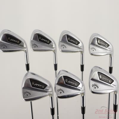 Callaway Apex Ai200 Iron Set 5-PW AW True Temper Dynamic Gold Mid 100 S300 Steel Stiff Right Handed STD
