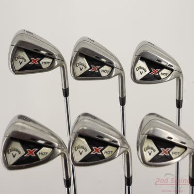 Callaway 2013 X Hot Iron Set 6-PW AW True Temper Speed Step 85 Steel Regular Right Handed STD