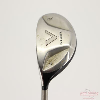TaylorMade V Steel Fairway Wood 5 Wood 5W 18° True Temper Dynamic Gold Lite 200 Steel Regular Left Handed 42.0in