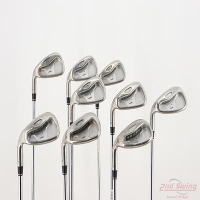 TaylorMade Rac OS Iron Set 3-PW LW TM Lite Metal Steel Regular Left Handed +1/2"