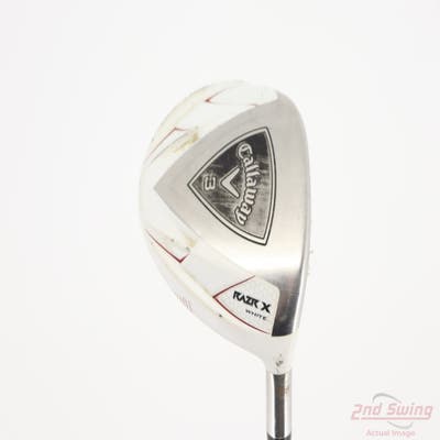 Callaway Razr X White Fairway Wood 3 Wood 3W Grafalloy ProLaunch AXIS Platinum Graphite Stiff Right Handed 43.0in