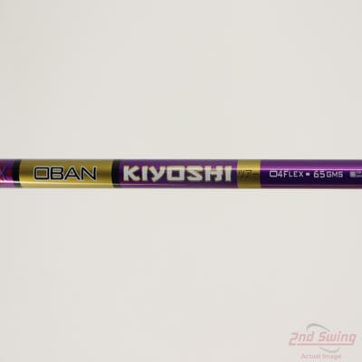 Used W/ TaylorMade RH Adapter Oban Kiyoshi Purple 65 65g Driver Shaft Stiff 44.5in