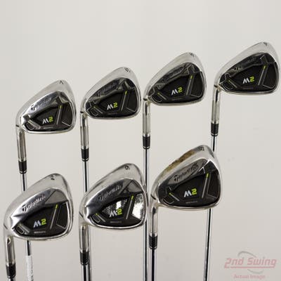 TaylorMade 2019 M2 Iron Set 4-PW FST KBS Tour 105 Steel X-Stiff Left Handed +1/4"