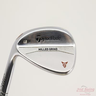 TaylorMade Milled Grind Satin Chrome Wedge Sand SW 56° 9 Deg Bounce LB FST KBS Tour FLT Steel X-Stiff Left Handed 35.25in