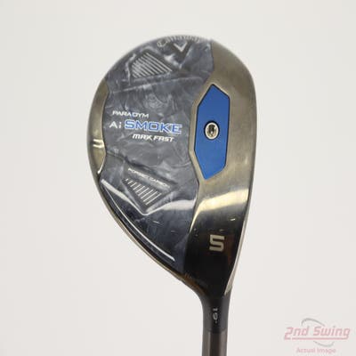 Callaway Paradym Ai Smoke Max Fast Fairway Wood 5 Wood 5W 19° Mitsubishi Eldio Blue/White 40 Graphite Ladies Right Handed 41.25in