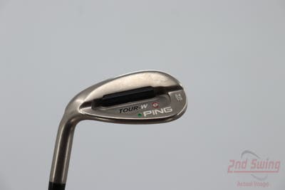 Ping Tour-W Brushed Silver Wedge Sand SW 54° 10 Deg Bounce Ping AWT Steel Stiff Left Handed Green Dot 35.75in