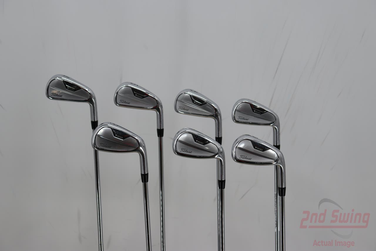 Titleist 2021 T200 Iron Set 4-PW Dynamic Gold AMT S300 Steel Stiff Right Handed 39.5in