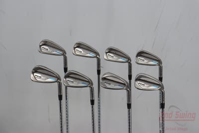 Ping 2015 i Iron Set 1-PW GW Nippon NS Pro Modus 3 Tour 105 Steel Stiff Right Handed Blue Dot 38.25in