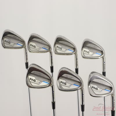 Ping 2016 G Iron Set 4-PW True Temper Dynamic Gold S300 Steel Stiff Right Handed Blue Dot +1/4"