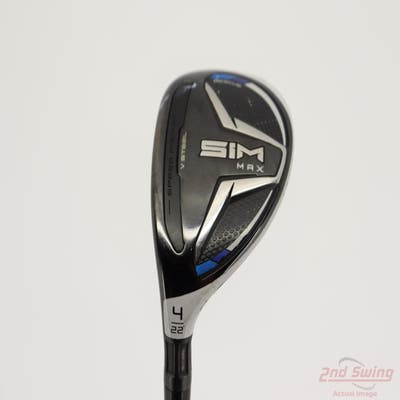 TaylorMade SIM MAX Hybrid 4 Hybrid 22° Mitsubishi Bassara E-Series 60 Graphite Regular Left Handed 40.25in