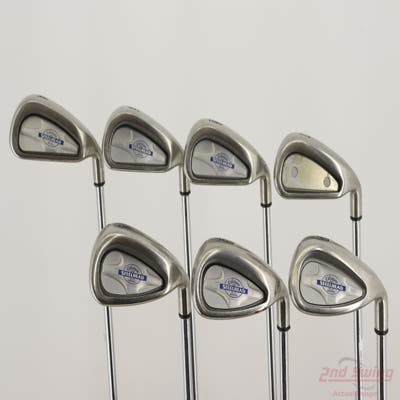 Callaway X-14 Iron Set 4-PW Stock Steel Shaft Steel Uniflex Right Handed +1/4"
