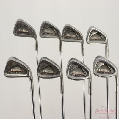 Tommy Armour 845S Silver Scot Iron Set 3-PW True Temper Dynamic Gold Steel Uniflex Right Handed STD