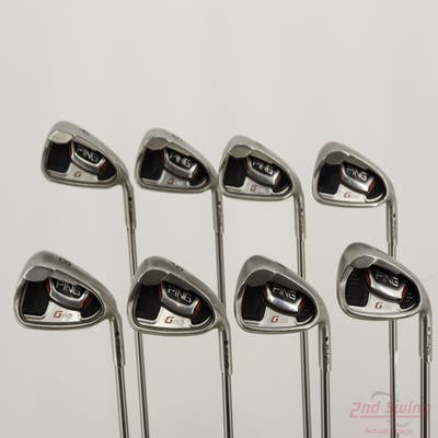 Ping G20 Iron Set 4-PW AW Ping TFC 169I Graphite Regular Right Handed Black Dot +1/4"