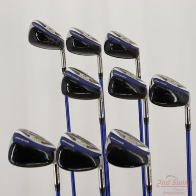 Tour Edge Bazooka Jmax Draw 7 Piece Iron Set 3-PW AW Bazooka JMAX Gold Graphite Regular Right Handed +1/4"