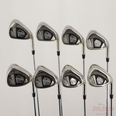 Callaway Rogue X Iron Set 4-PW AW Stock Steel Shaft Steel Regular Right Handed +1/2"