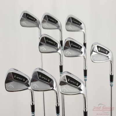 Callaway Apex CB 24 Iron Set 3-PW AW True Temper Dynamic Gold Steel Stiff Right Handed STD