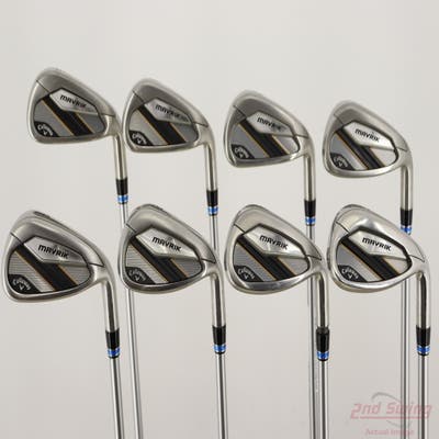 Callaway Mavrik Iron Set 5-PW AW GW Mitsubishi Tensei CK Blue 70 Graphite Regular Right Handed +1/4"