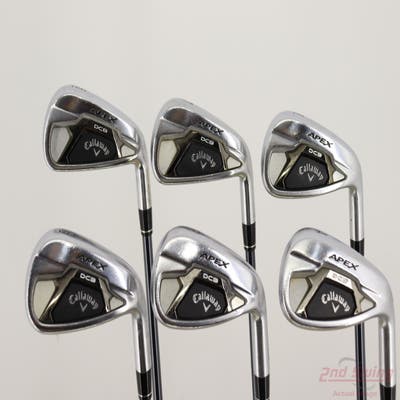 Callaway Apex DCB 21 Iron Set 6-PW AW UST Mamiya Recoil Dart 75H F3 Graphite Regular Right Handed -1/4"