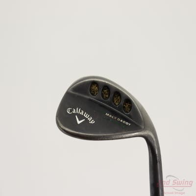 Callaway Mack Daddy Matte BLK PM Grind Wedge Lob LW 58° 10 Deg Bounce PM Grind FST KBS Hi-Rev 2.0 Steel Wedge Flex Right Handed 35.25in