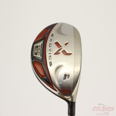 Tour Edge Exotics XCG3 Fairway Wood 3 Wood 3W 15° Aldila NVS 55 Graphite Senior Right Handed 43.0in