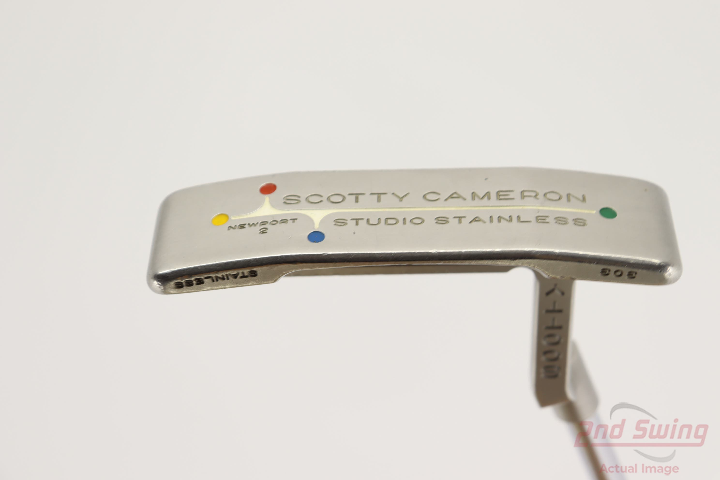 ※極希少※極美品 350G STUDIO STAINLESS NEW PORT2 Titleist Scotty Cameron Studio Stainless Newport 2 Putter | 2nd