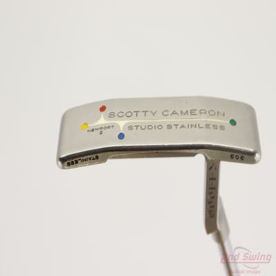 Titleist Scotty Cameron Studio Stainless Newport 2 Putter Steel Right Handed 34.0in