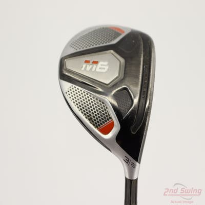TaylorMade M6 Fairway Wood 3 Wood 3W 15° Fujikura ATMOS 6 Orange FW Graphite Stiff Right Handed 43.25in