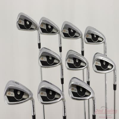 Ping G400 Iron Set 4-PW GW SW LW AWT 2.0 Steel Stiff Right Handed Black Dot +1/4"