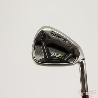 TaylorMade 2019 M2 Single Iron 6 Iron Stock Steel Shaft Steel Uniflex Right Handed 37.75in