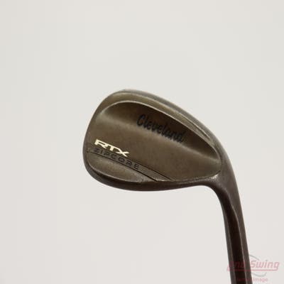Cleveland RTX ZipCore Raw Wedge Sand SW 54° 10 Deg Bounce Mid True Temper Dynamic Gold Spinner Tour Issue Steel Wedge Flex Right Handed 35.75in