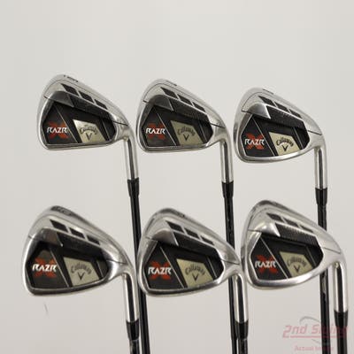 Callaway Razr X Iron Set 6-PW AW Callaway Razr X Iron Graphite Graphite Regular Right Handed +1/2"