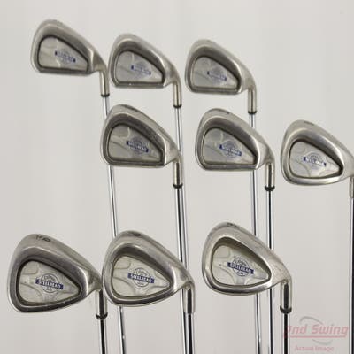 Callaway X-14 Iron Set 3-PW AW Stock Steel Shaft Steel Uniflex Right Handed +1"